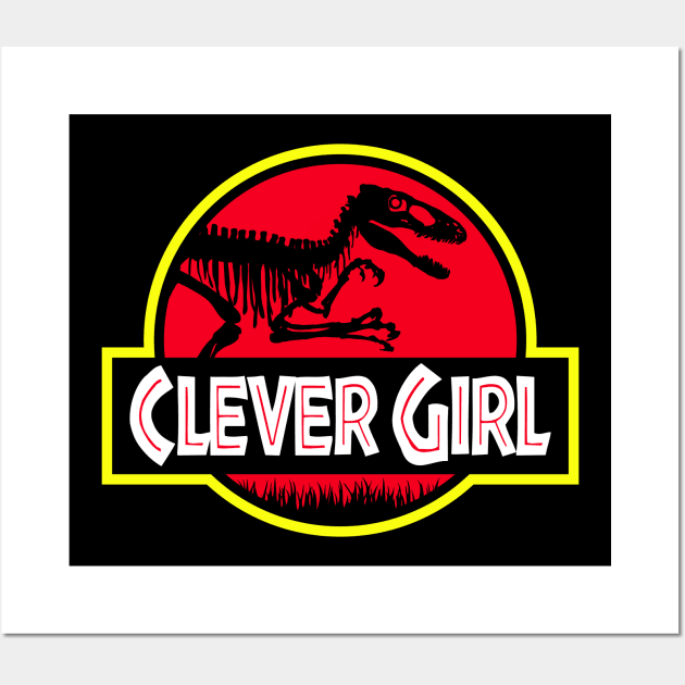 Clever Girl (logo) Wall Art by andrew_kelly_uk@yahoo.co.uk